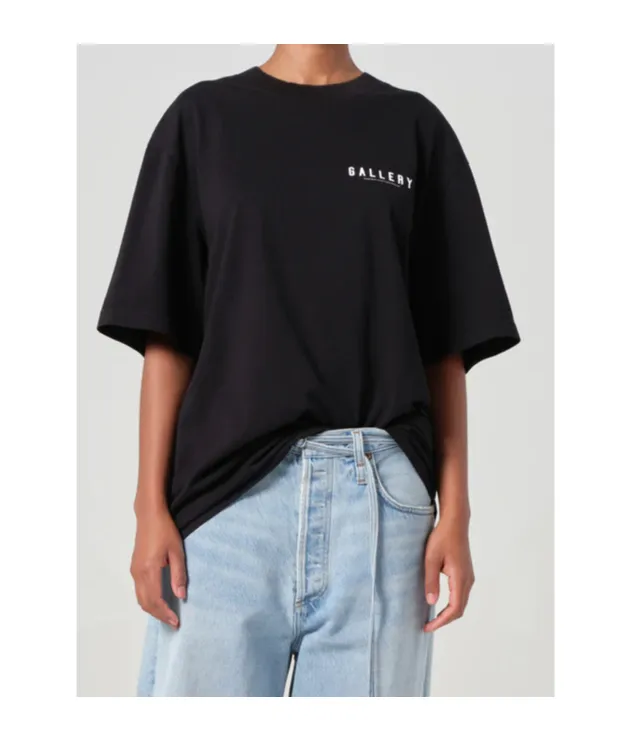 Agolde Slogan Printed Crewneck T-Shirt