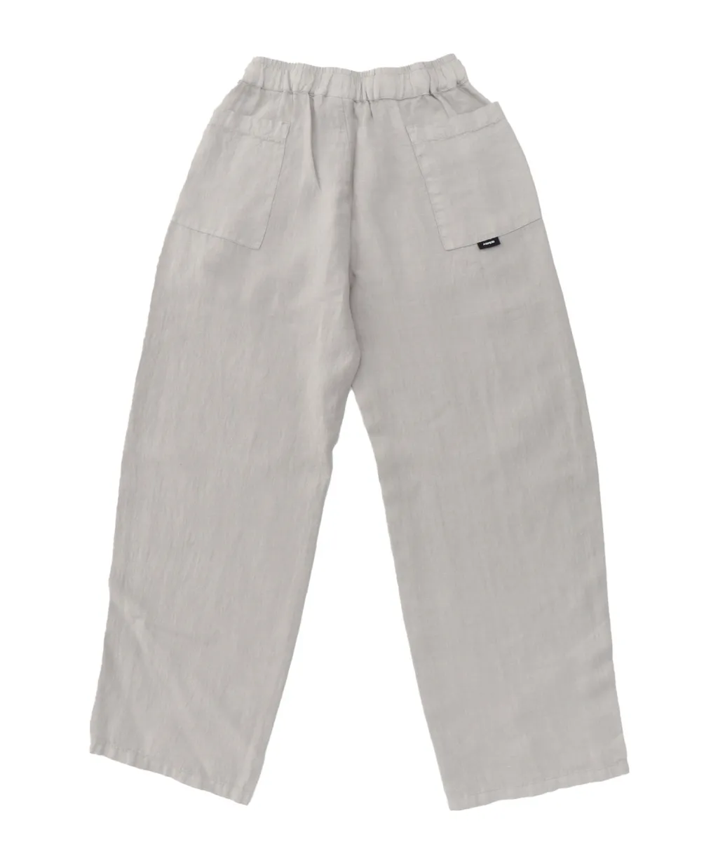 Aspesi Kids Logo Tag Elasticated Waistband Trousers