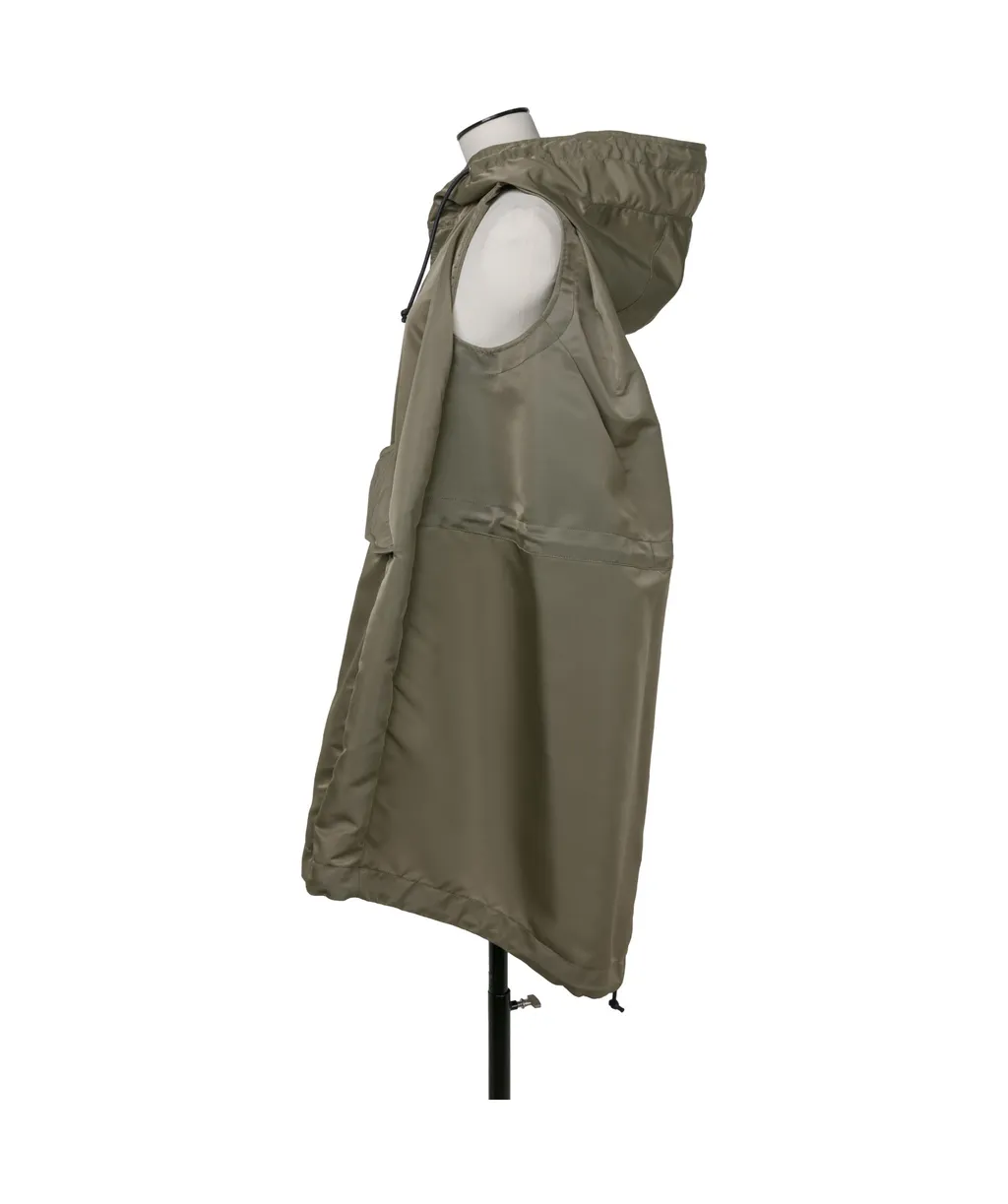 Sacai Drawstring Hem Hooded Vest