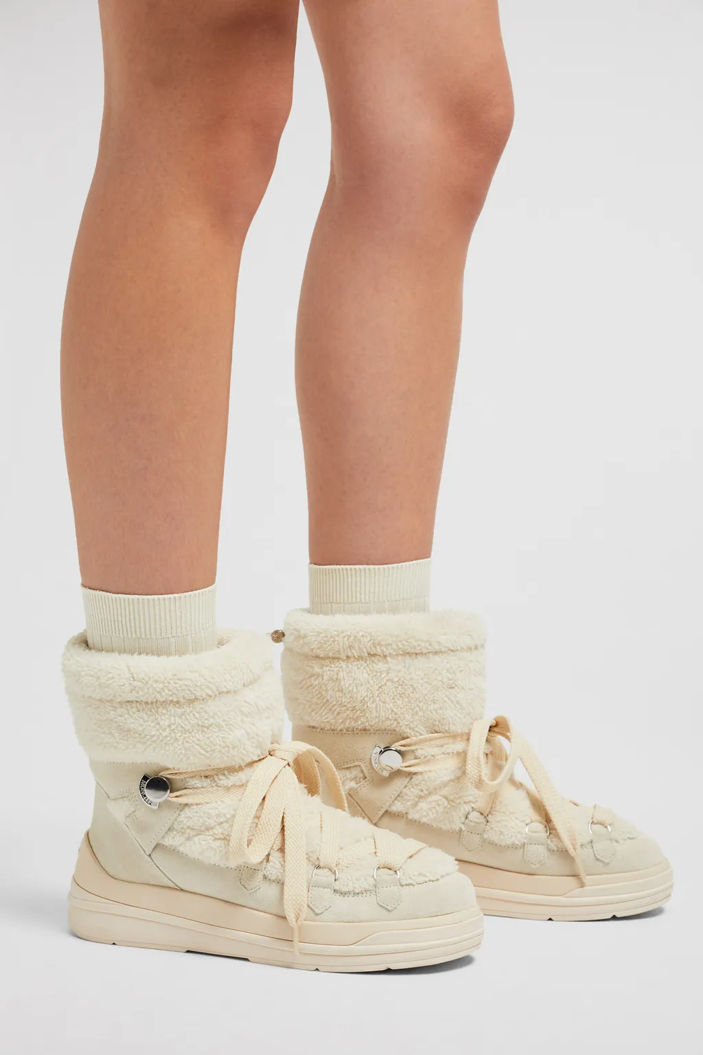 Moncler Lace-Up Snow Boots