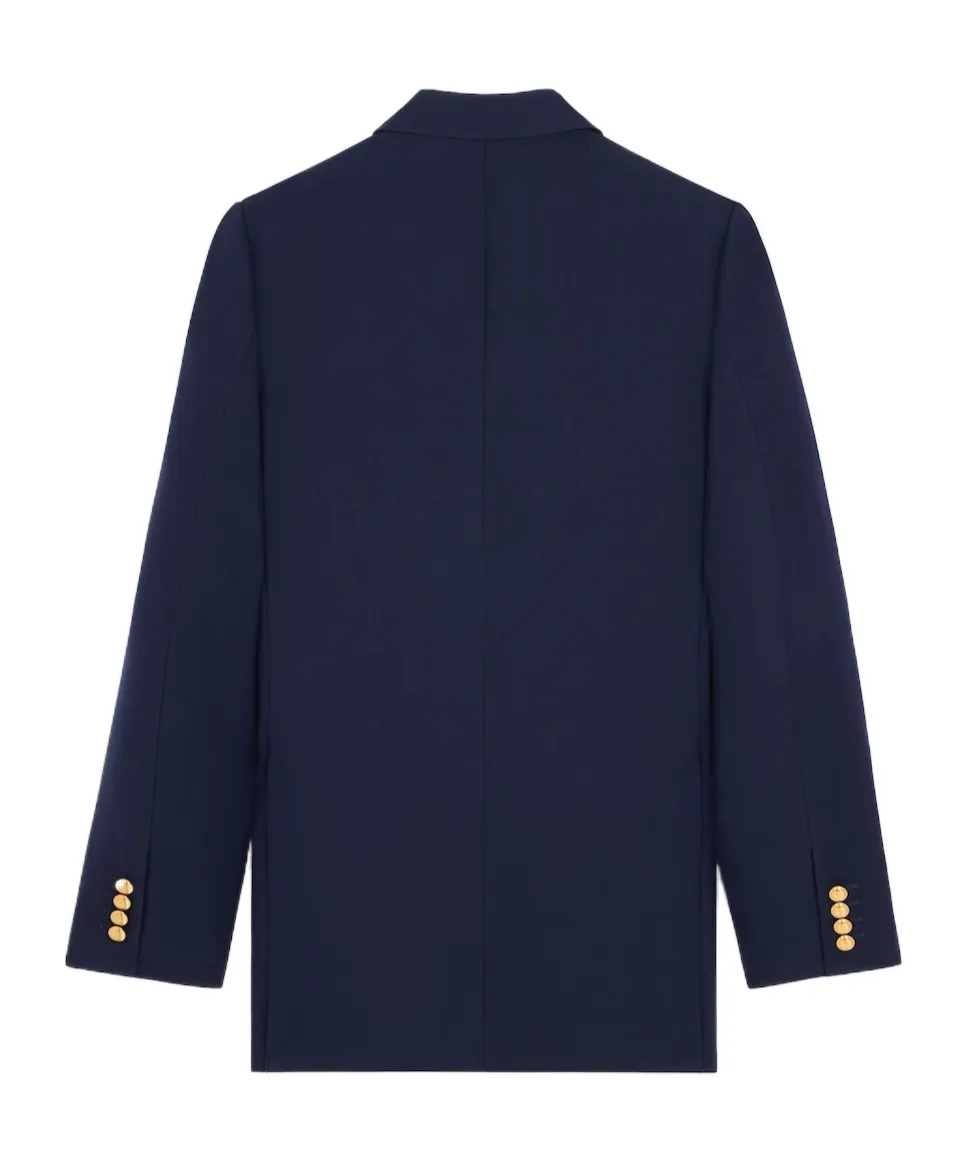 Camden Jacket In Wool Gabardine