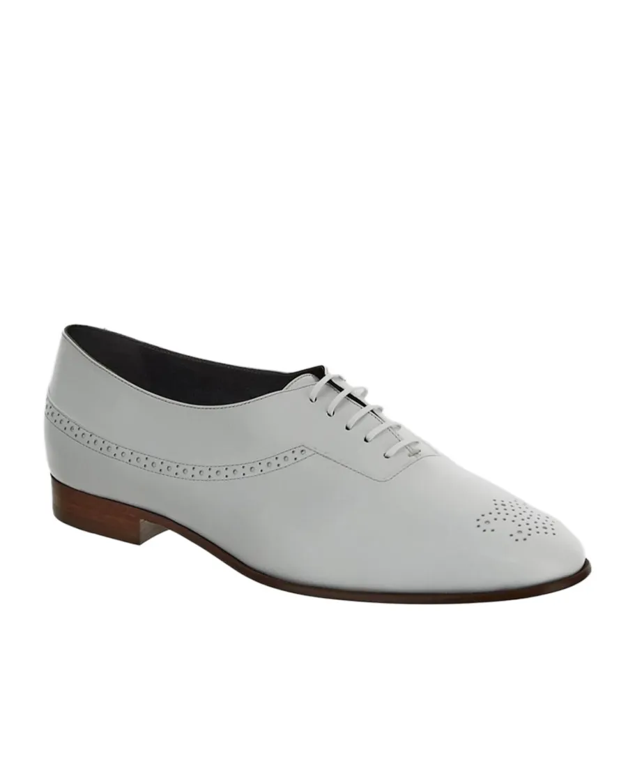 Celine Aucourt Perforated Oxford In Kidskin