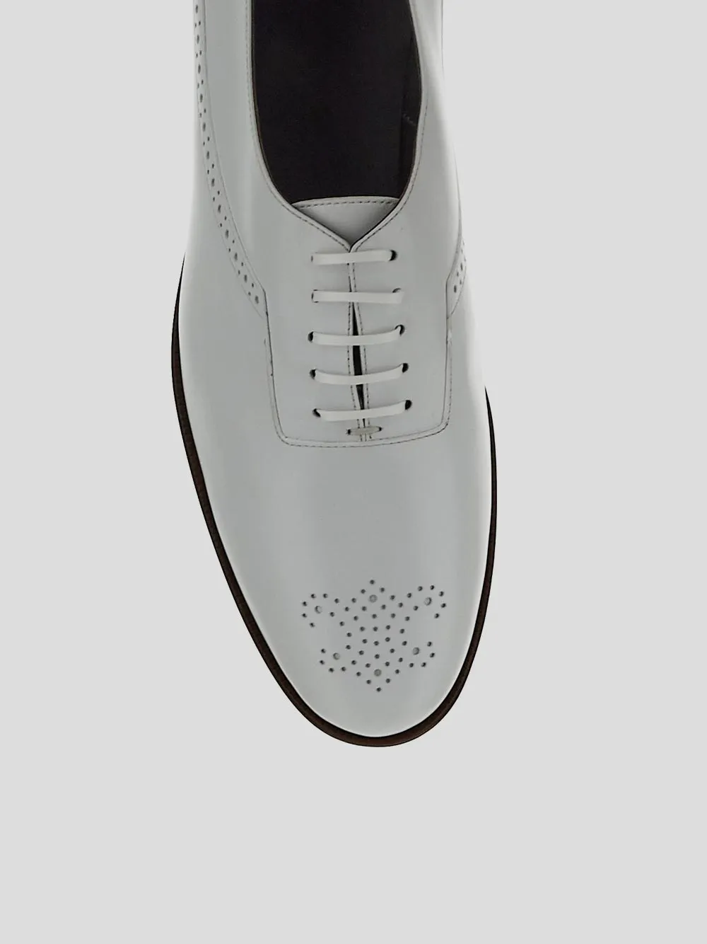 Celine Aucourt Perforated Oxford In Kidskin