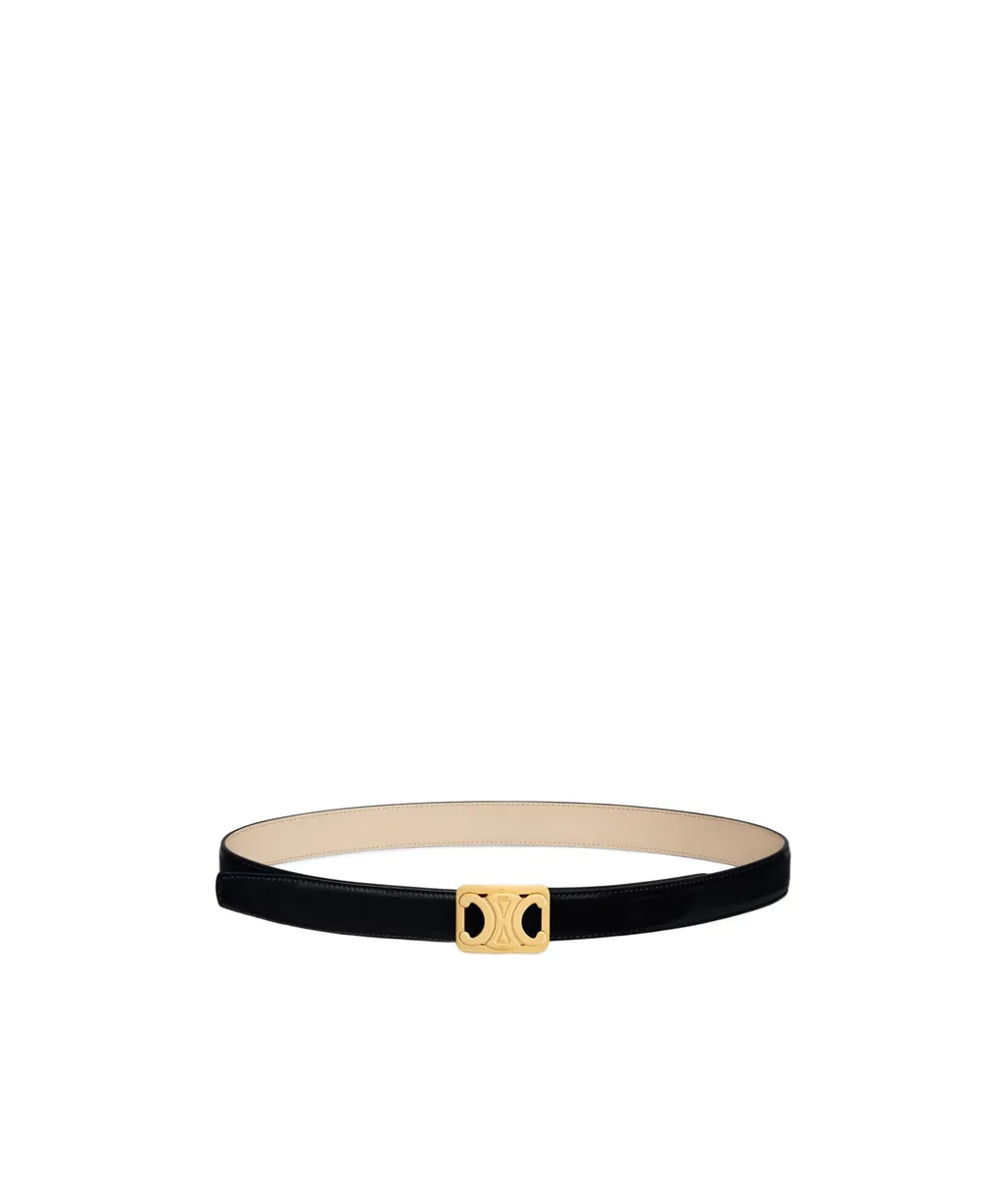 Medium 25Mm Reversible Framed Triomphe Belt In Taurillon