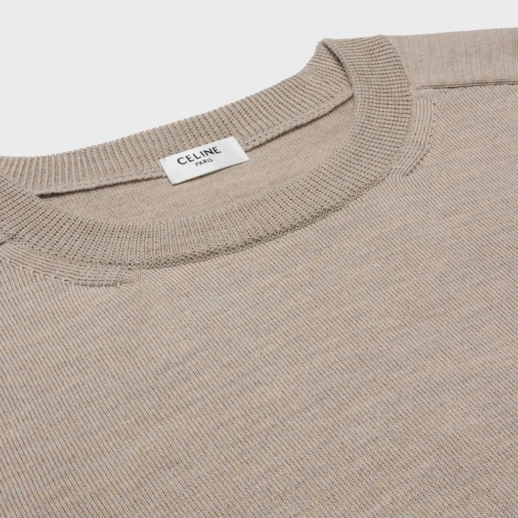 Crew Neck Sweater In Wool