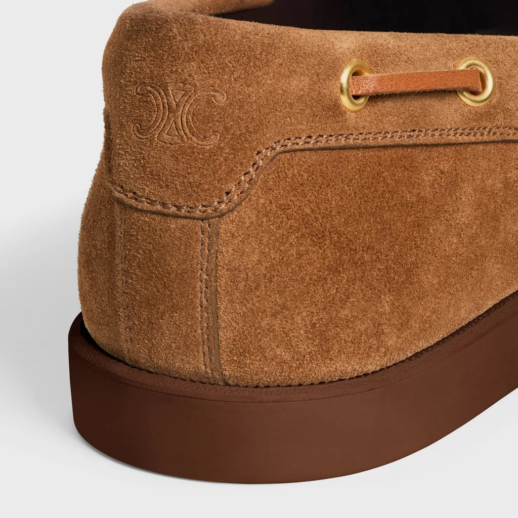 Celine Bateau In Suede Calfskin