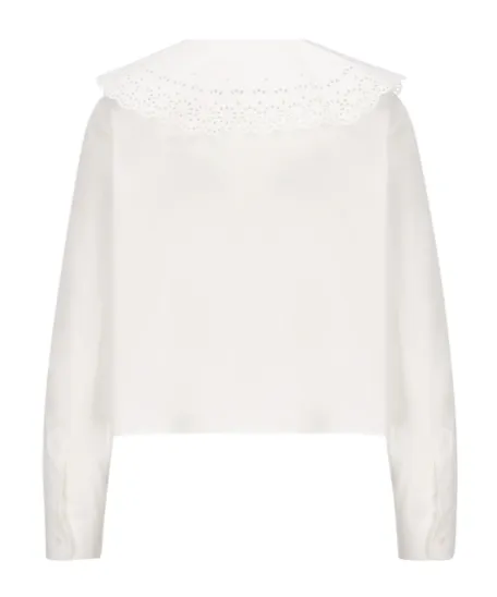 Cropped Romy Shirt In Cotton Poplin