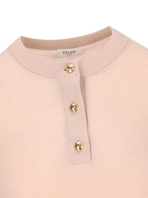 Short-Sleeved Knitted Pullover