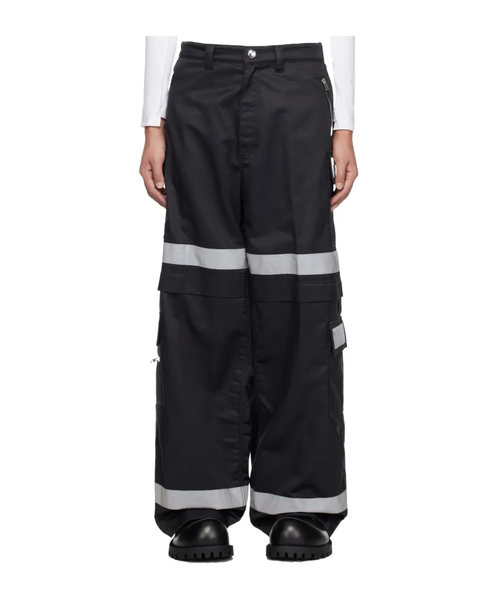Vetements Workwear Reflective Detail Trousers
