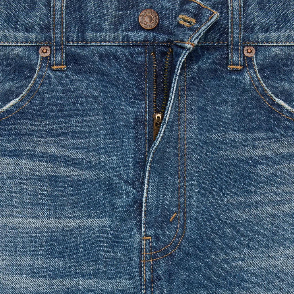 Flared Surf Jeans In Cotton Denim