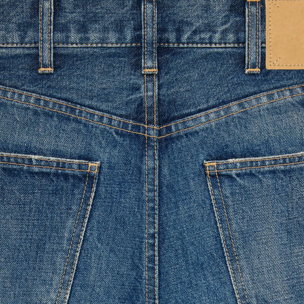 Flared Surf Jeans In Cotton Denim