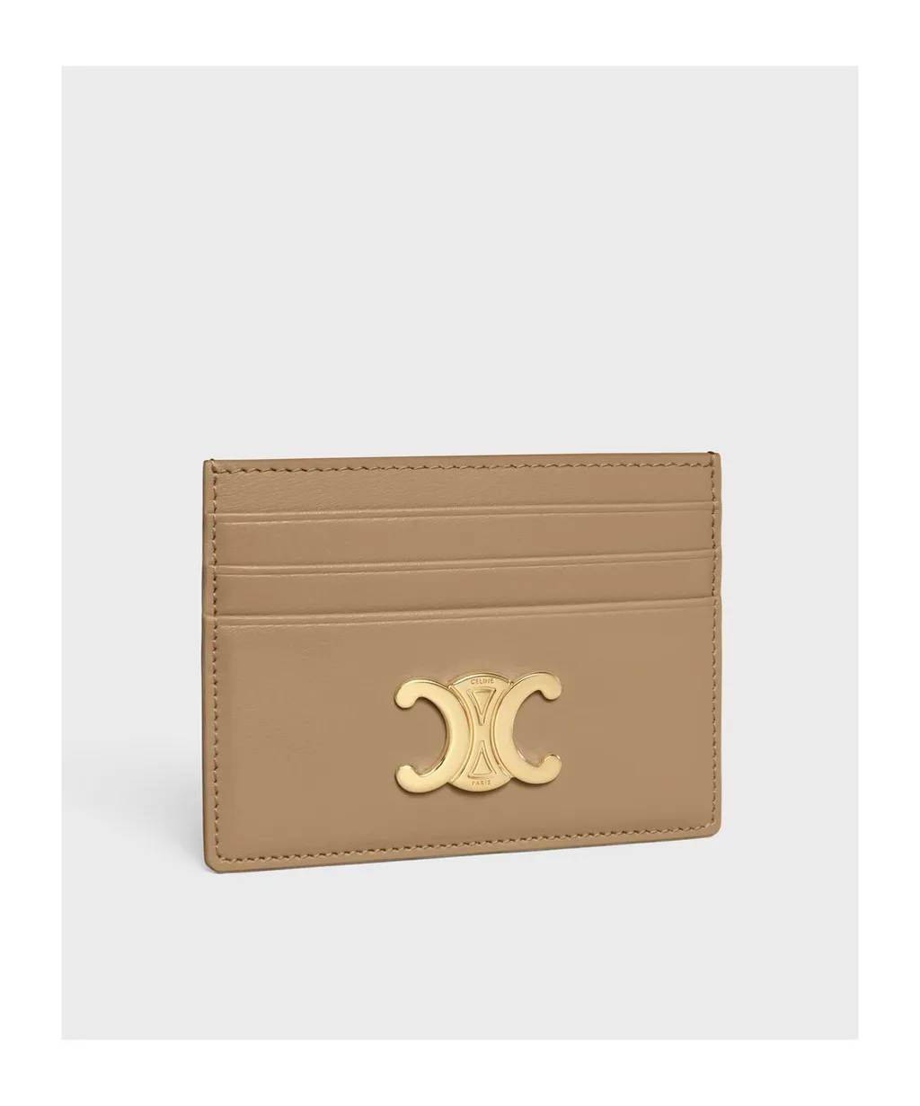 Card Holder Triomphe In Shiny Calfskin