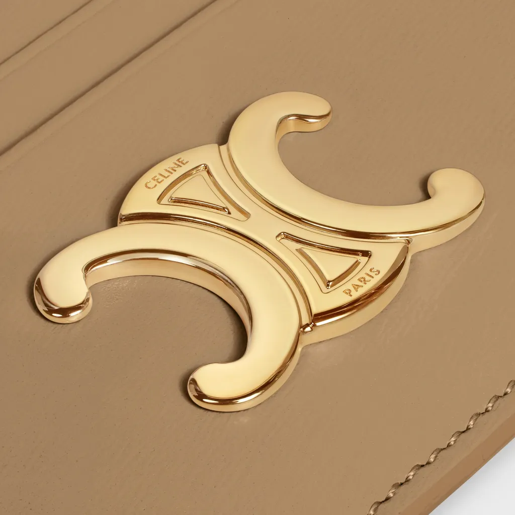 Card Holder Triomphe In Shiny Calfskin