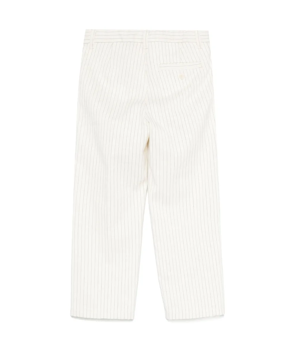 Il Gufo Pinstriped Straight Leg Pants