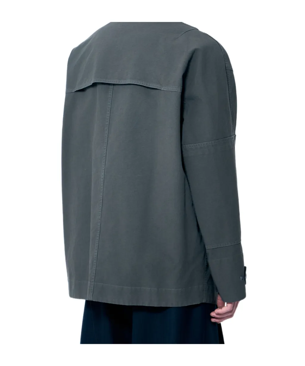 Dries Van Noten Viskin Straight Hem Jacket