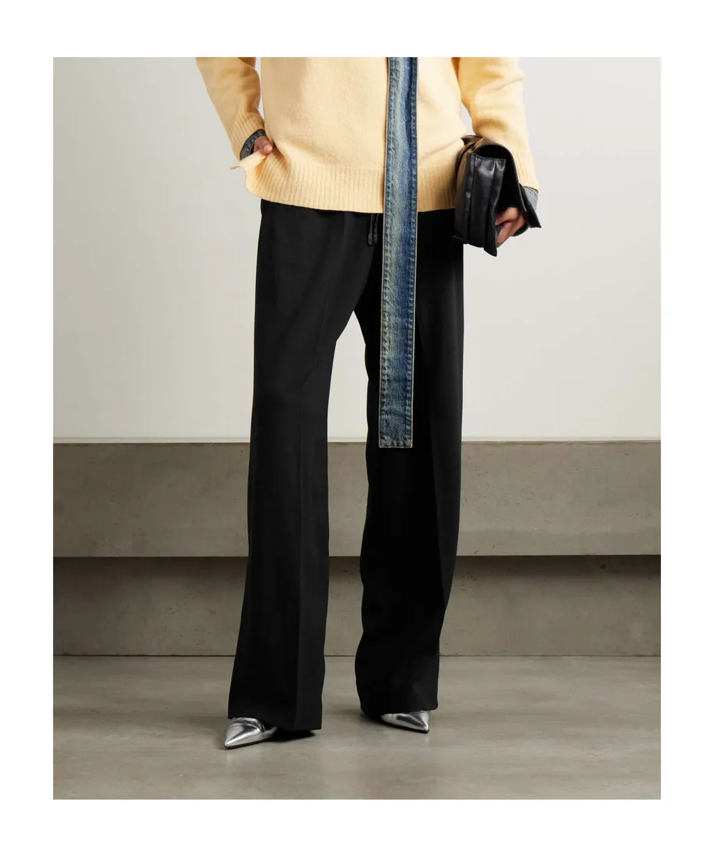 Dries Van Noten Pressed Crease Pants
