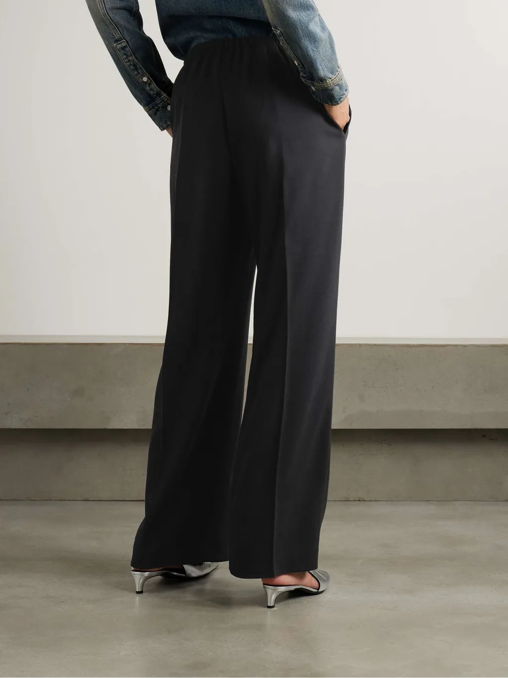 Dries Van Noten Pressed Crease Pants