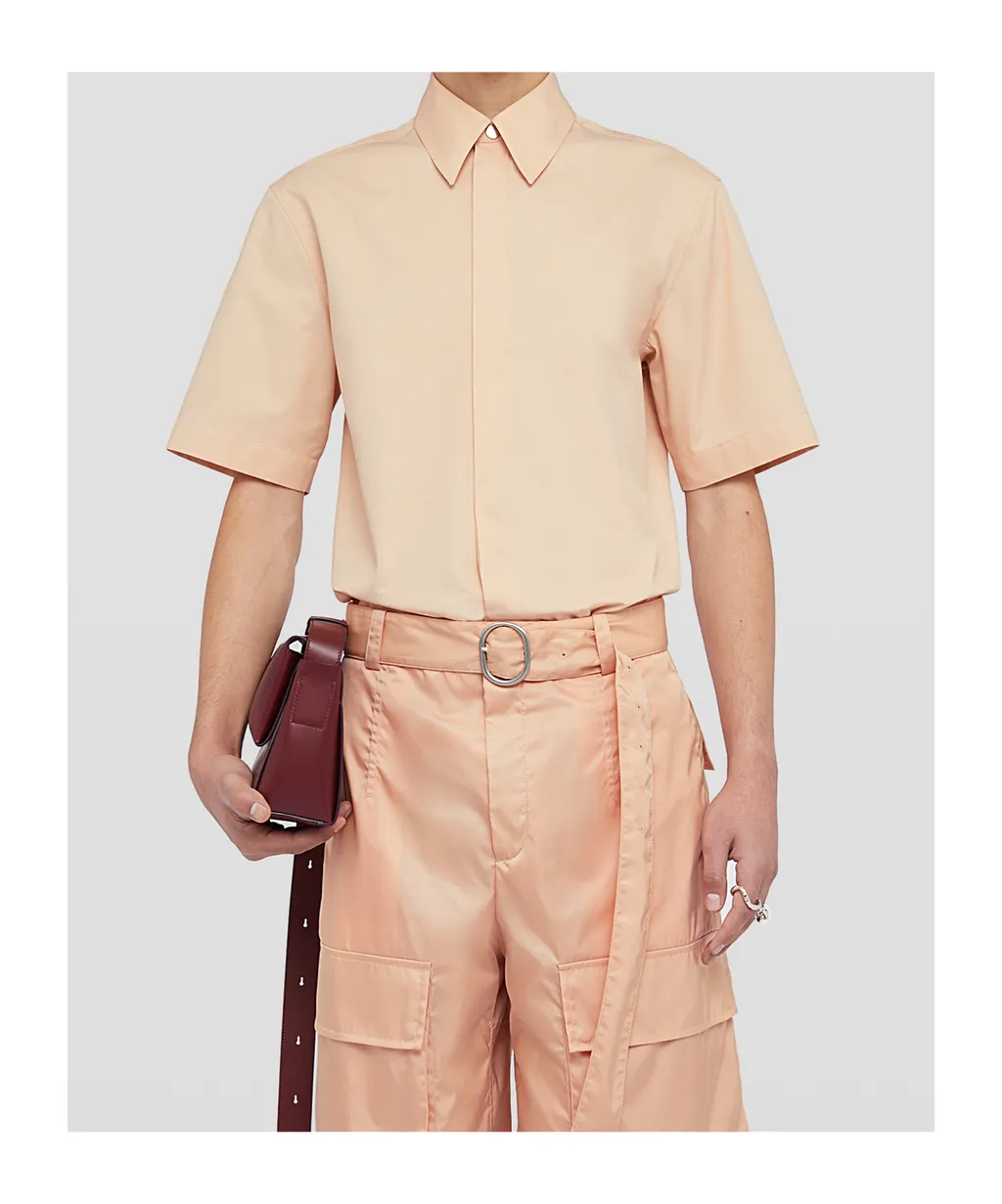 Jil Sander Short Sleeved Straight Hem Shirt