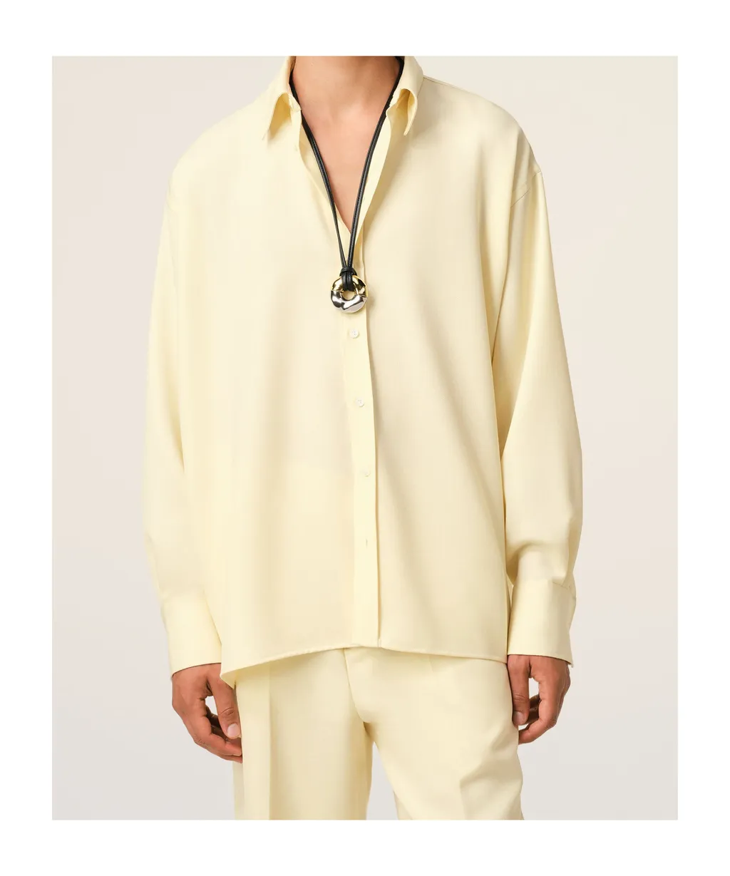 Ami Back Slit Loose Shirt