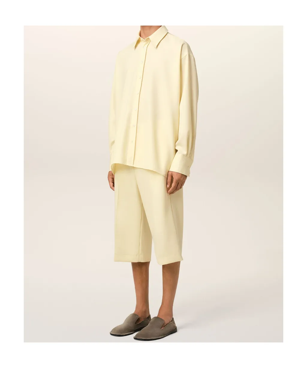 Ami Back Slit Loose Shirt