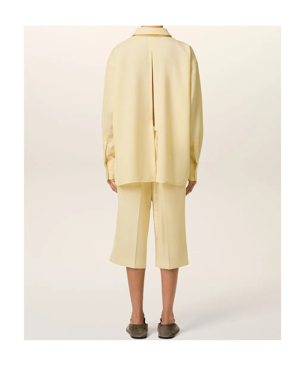 Ami Back Slit Loose Shirt