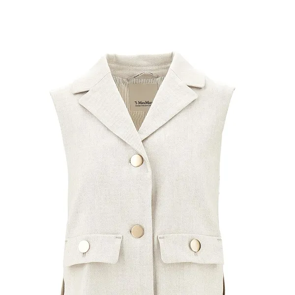 's Max Mara Caroline Button-Up Waistcoat