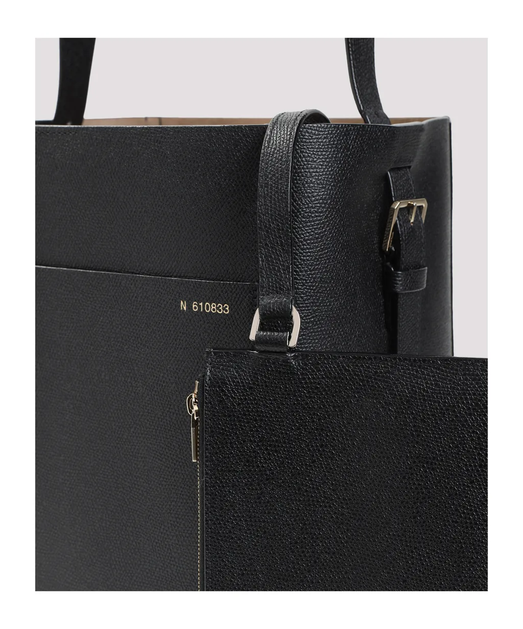 Valextra Open Top Medium Bucket Bag