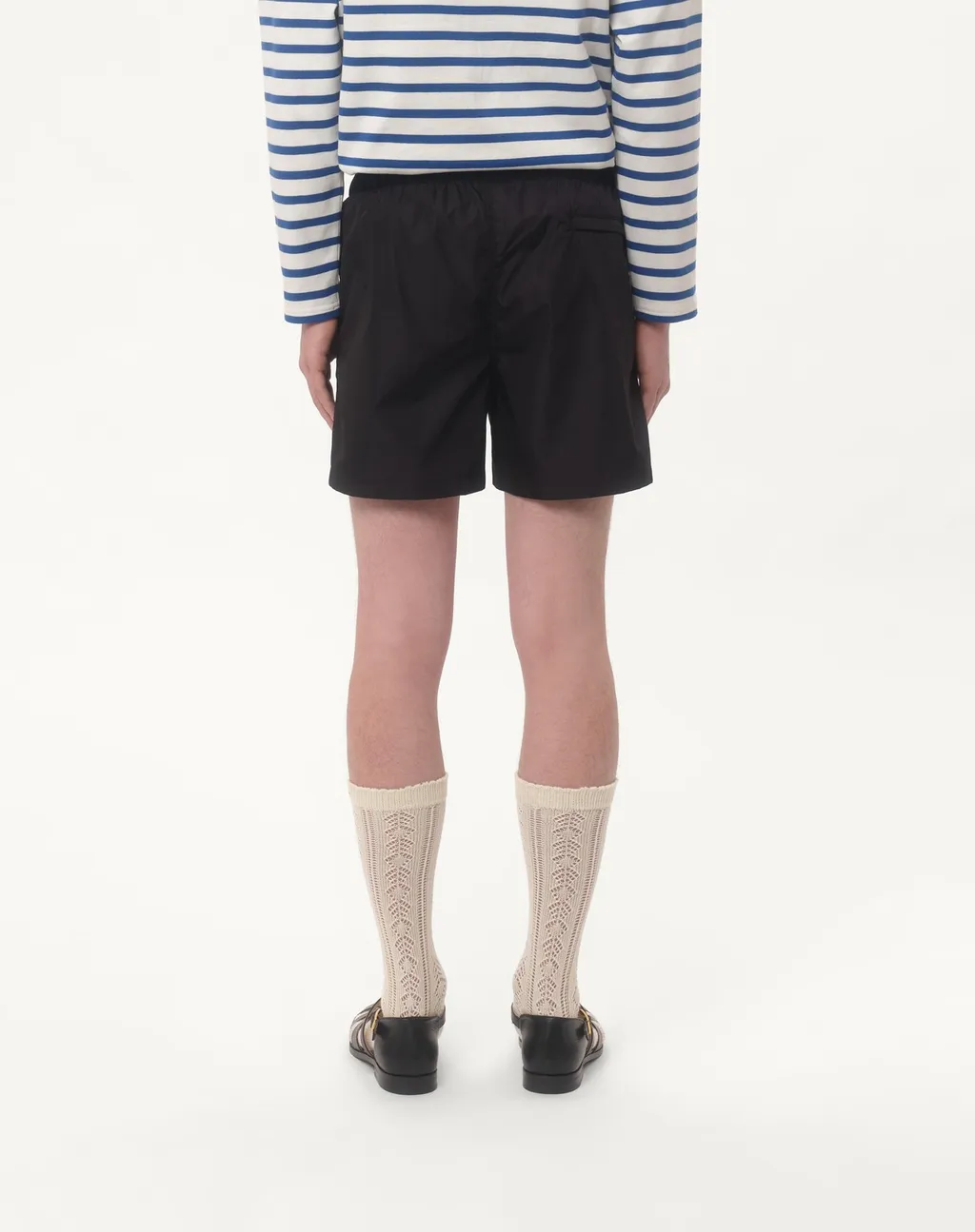 Valentino Logo Embroidered Swim Shorts