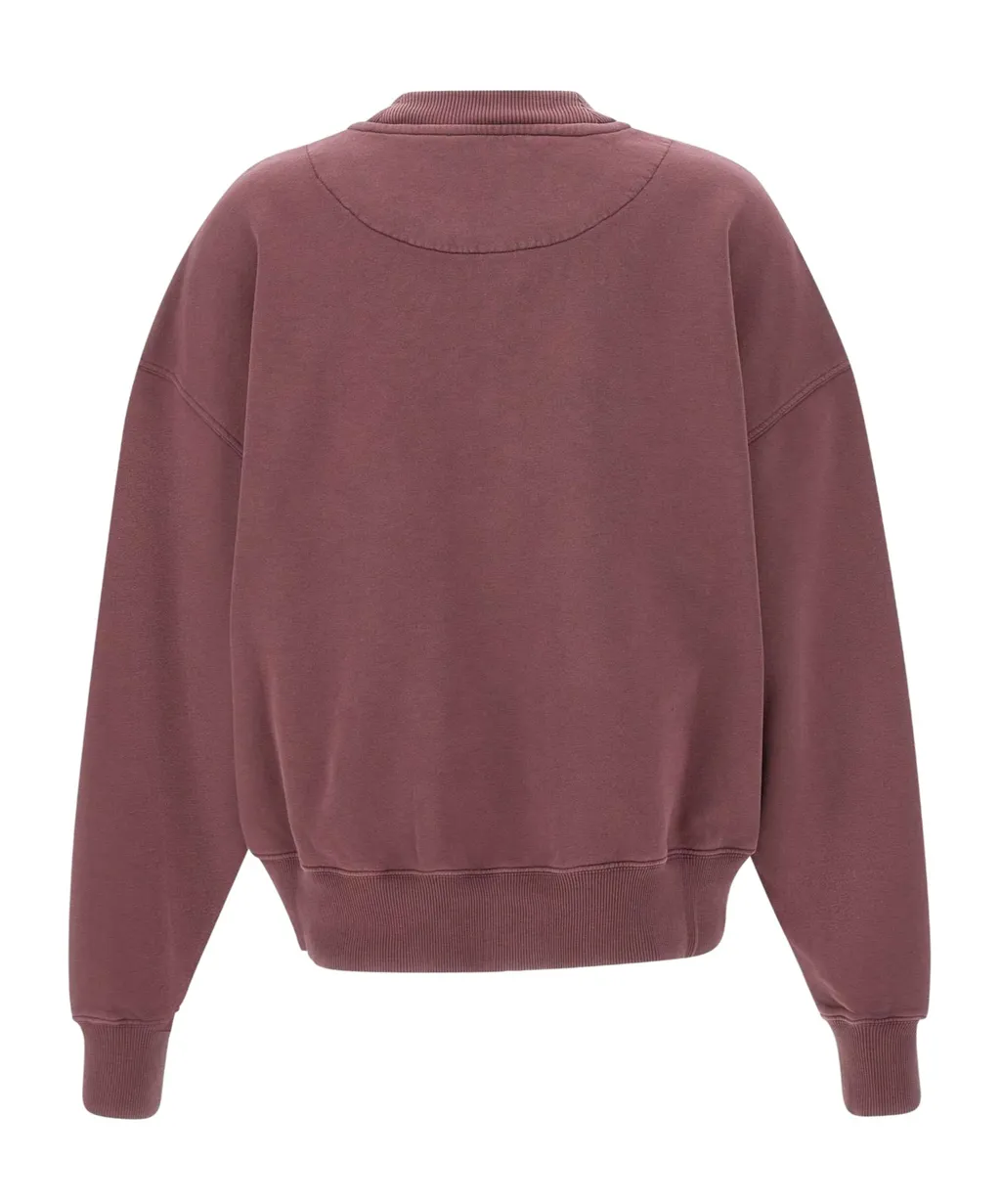 The Attico Logo Detailed Crewneck Sweatshirt