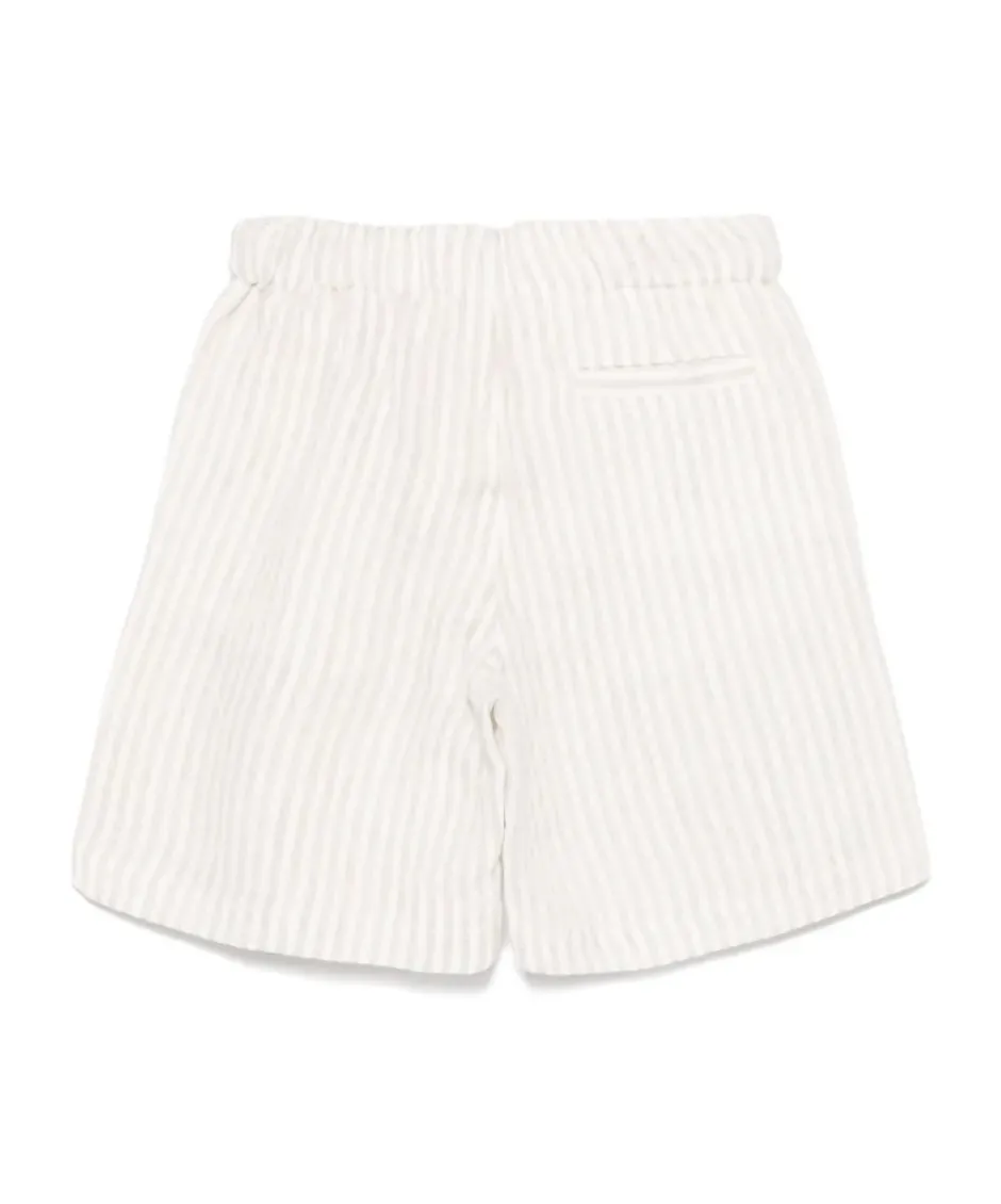 Il Gufo Striped Casual Shorts