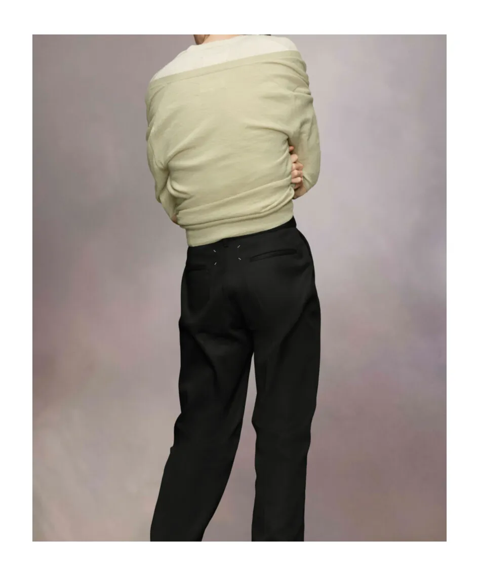 Elbow Patch Wool Cardigan