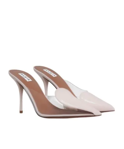 CŒUr Abstrait Mules In Patent Leather