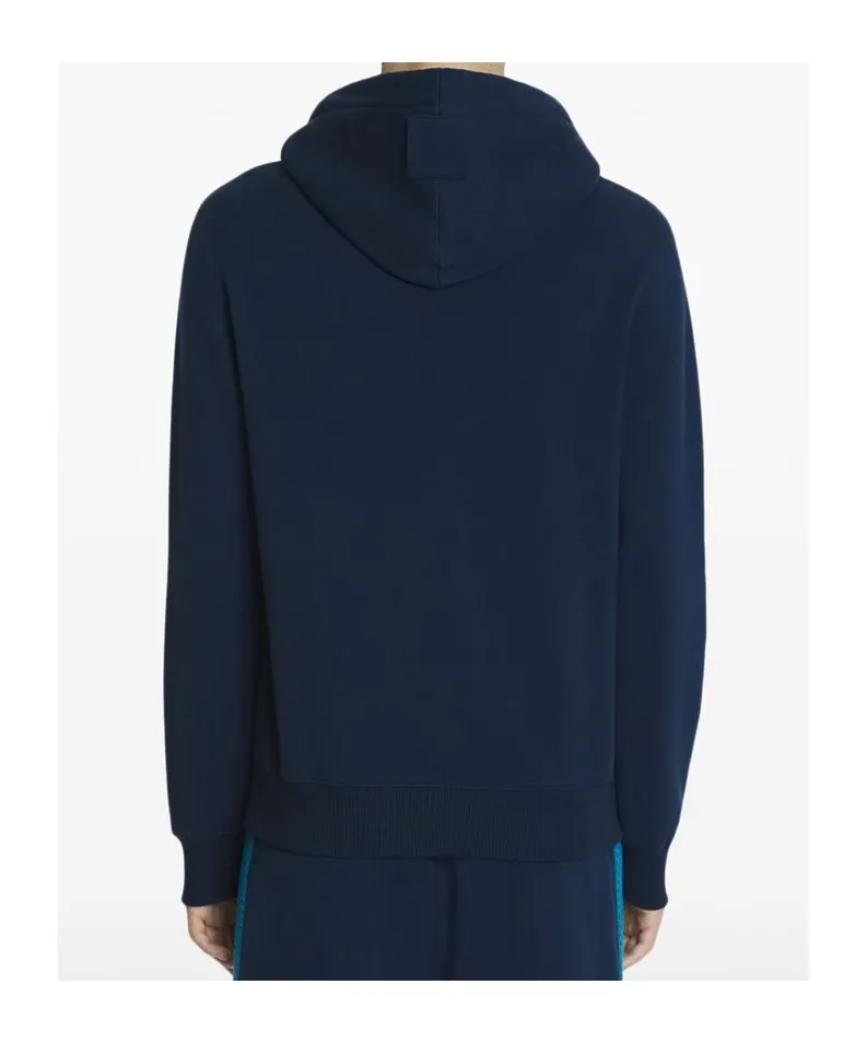 Lanvin Curb-Lace Drawstring Hoodie