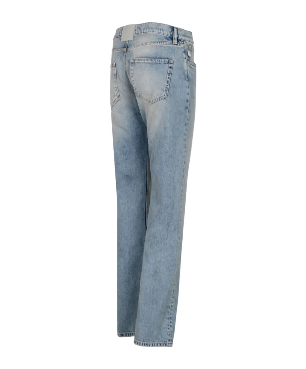 Lanvin Logo Patch Jeans