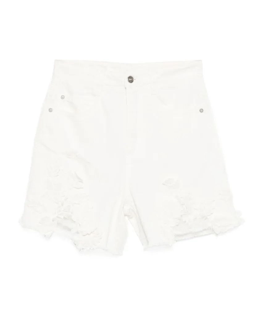 Floral Lace Appliqué Shorts
