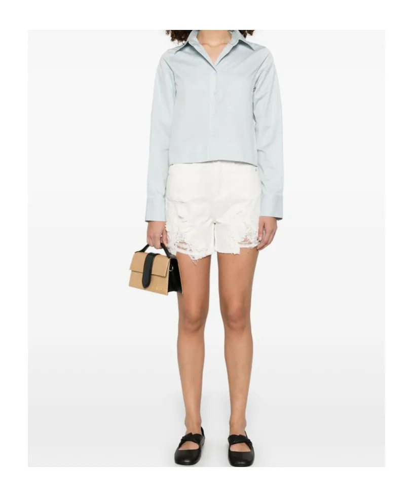 Floral Lace Appliqué Shorts