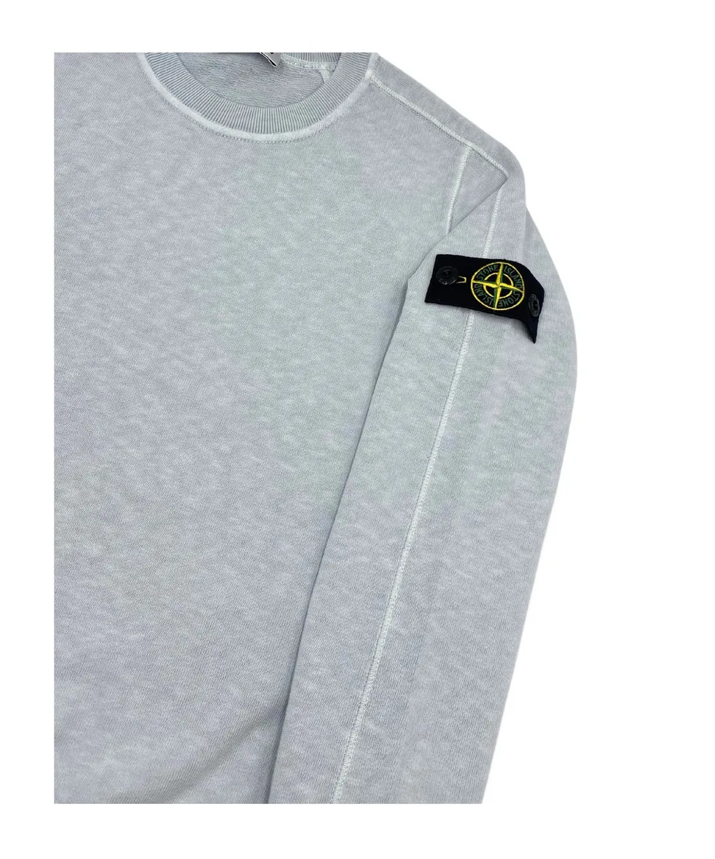 Stone Island Junior Logo Patch Crewneck Sweatshirt