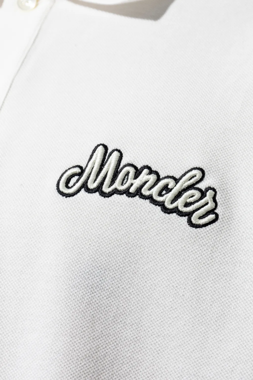 Moncler Logo Embroidered Short-Sleeved Polo Shirt