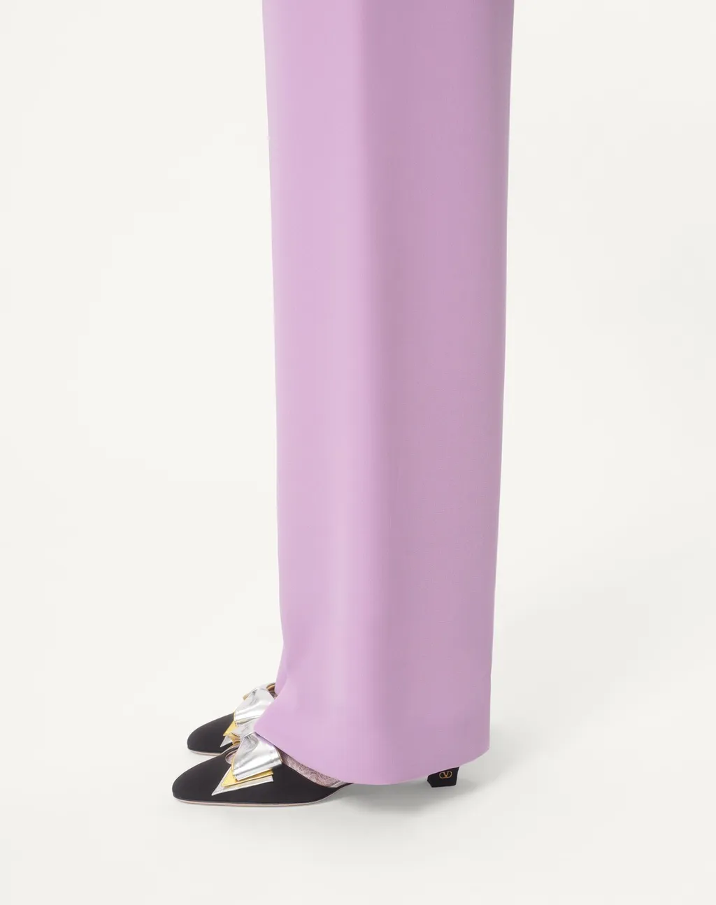 Valentino High Waist Straight Leg Trousers