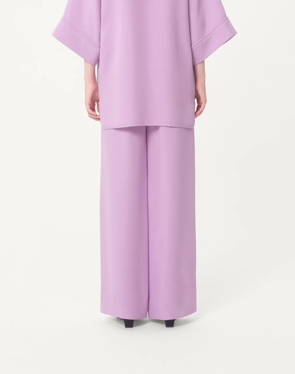 Valentino High Waist Straight Leg Trousers
