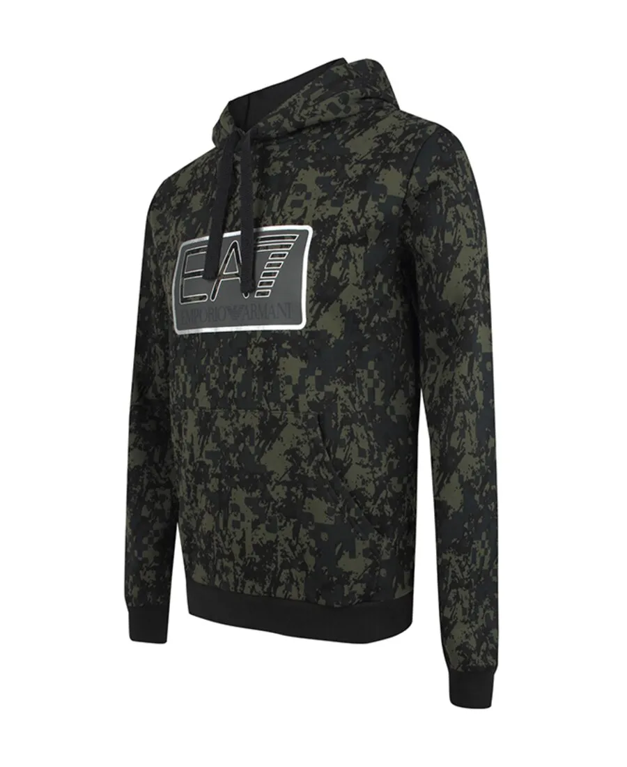 Hooded Camouflage Sweater