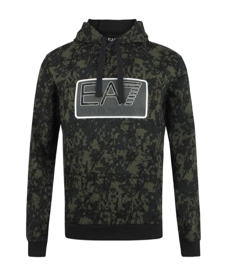 Hooded Camouflage Sweater