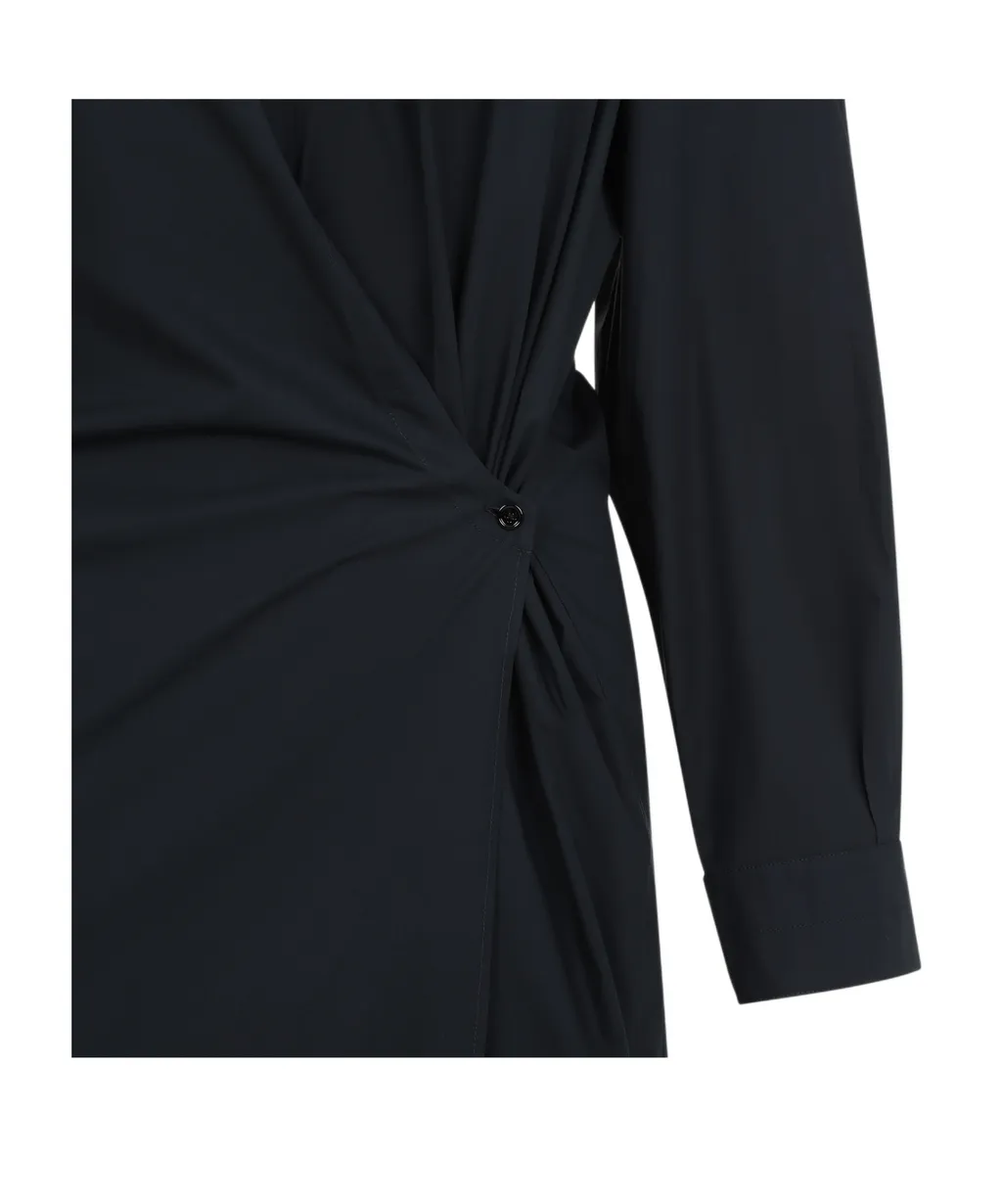 Lemaire Long Sleeved Twisted Midi Dress