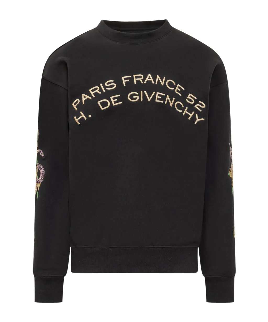 Givenchy Logo Embroidered Sweatshirt