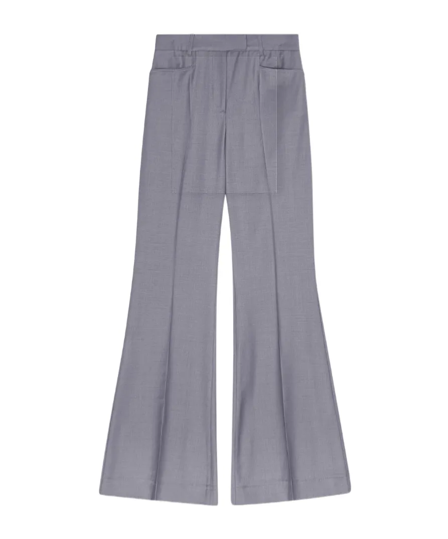 Remain Birger Christensen Press Fold Flared Pants