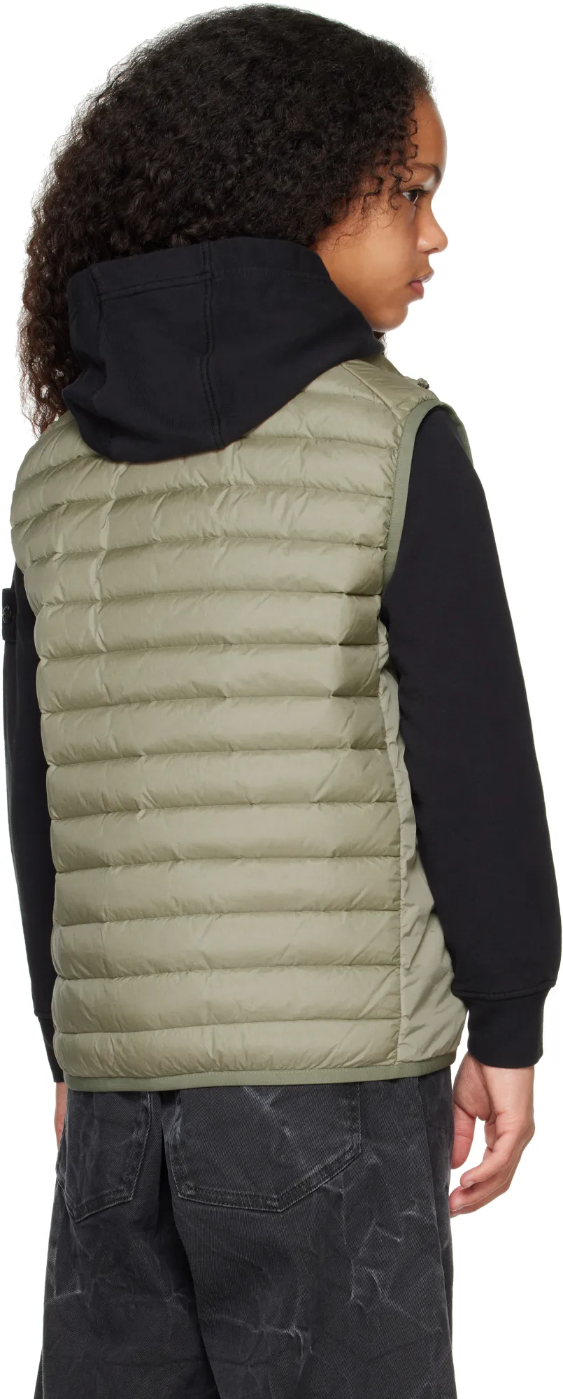 Stone Island Junior Zipped Padded Gilet