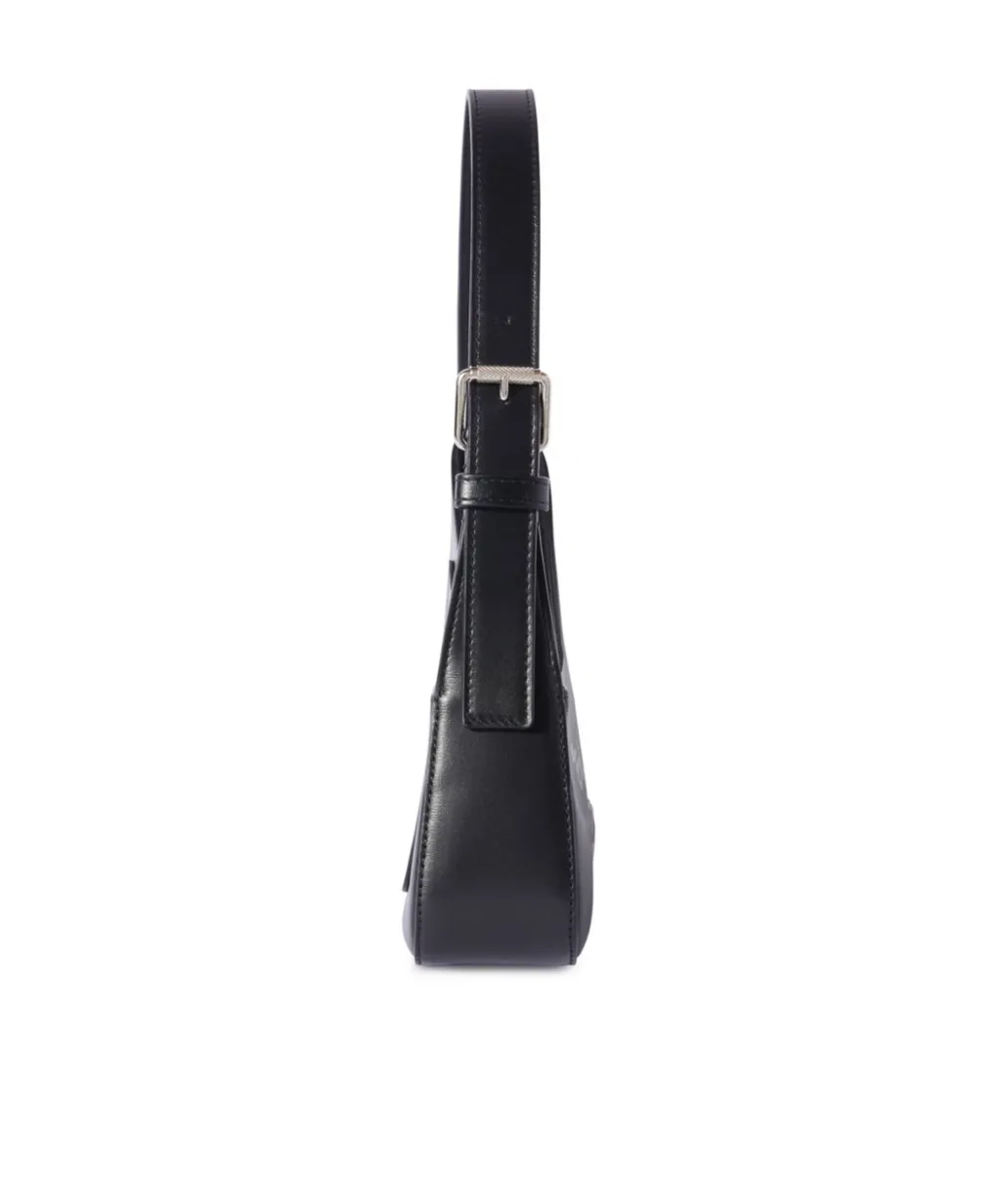 Off-White Jitney Quote Logo Plaque Shoulder Bag