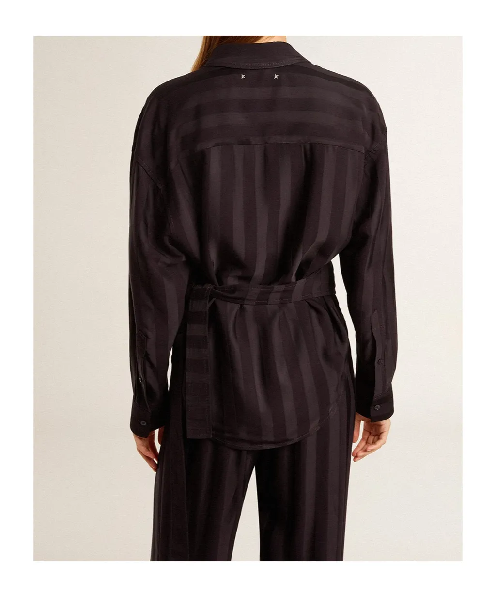 Golden Goose Deluxe Brand Wrap Striped Shirt