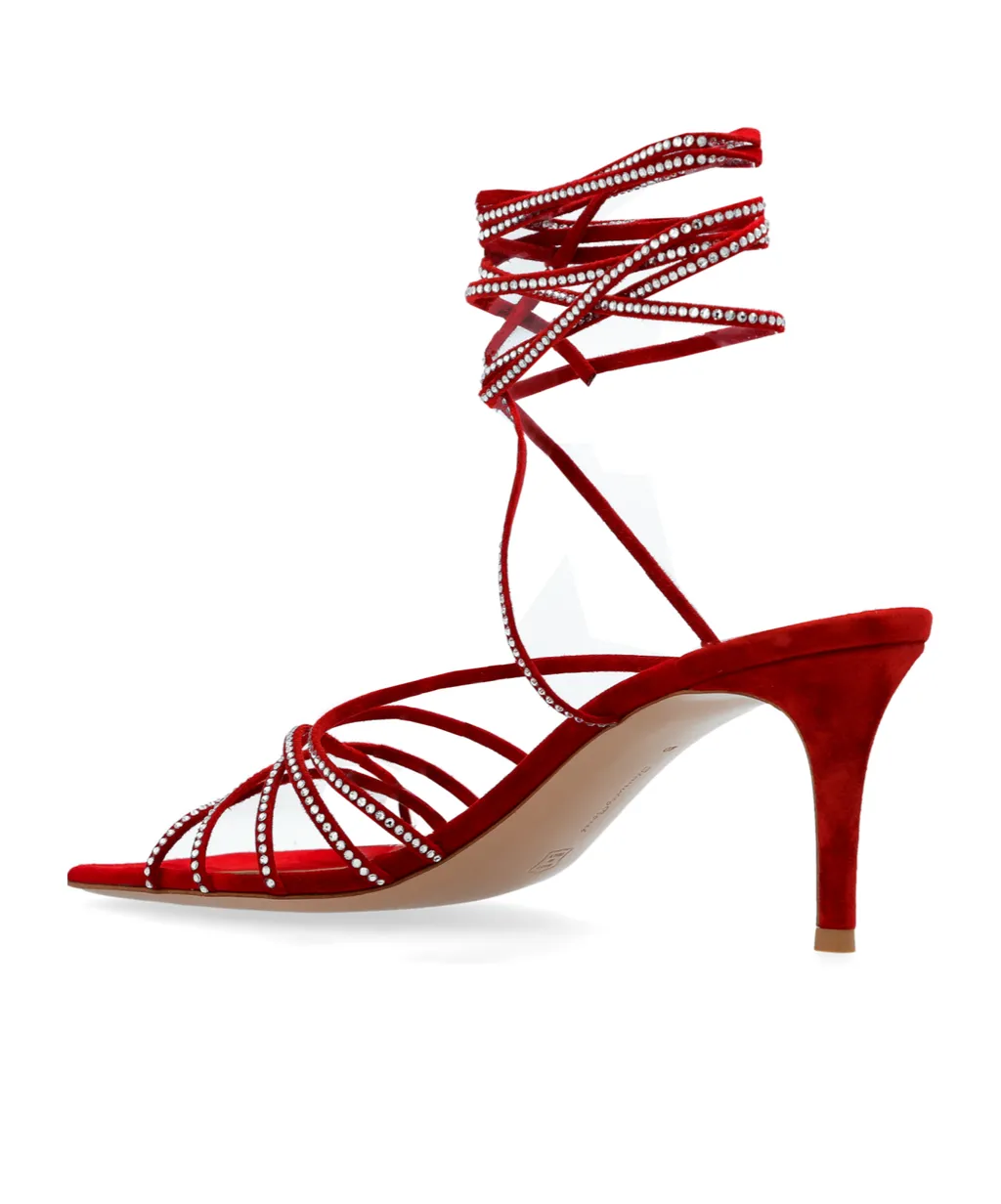 Gianvito Rossi Embellished Tied Fastened Sandals