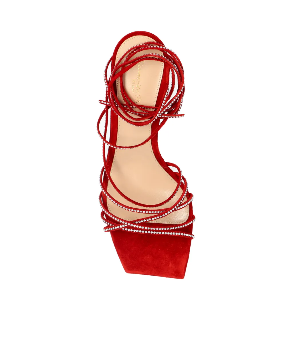 Gianvito Rossi Embellished Tied Fastened Sandals